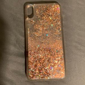 Rose Gold Glitter IPhone Case.